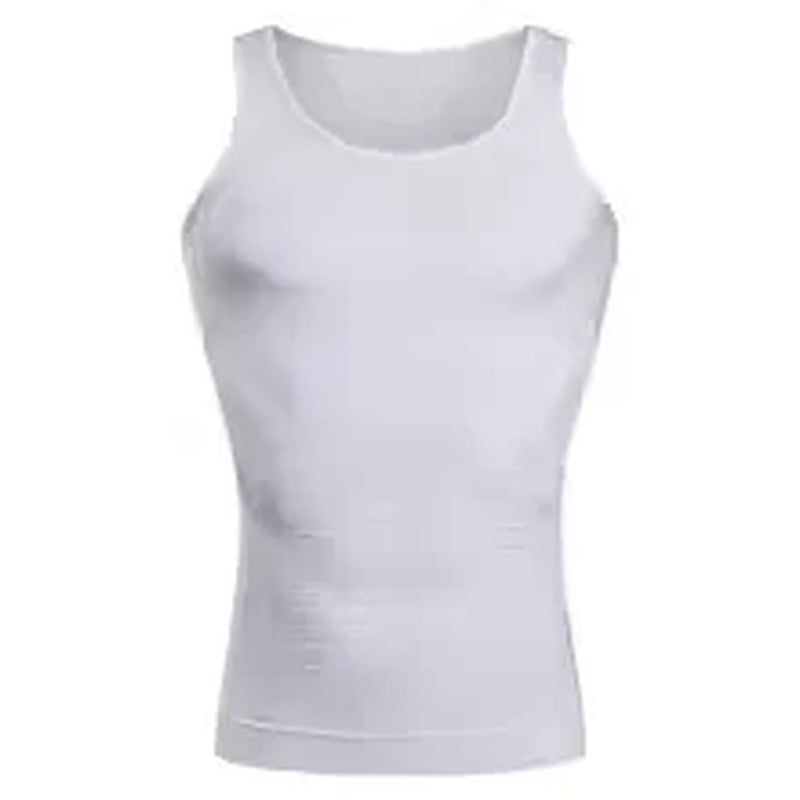 Men Compression Body Shaper Vest Seamless Slimming Tank Top Belly Control Waist Trainer Undershirt Shapewear