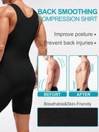 Men's High-Elasticity Wide Strap Body Shaping Romper