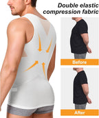 Compression Shirt for Men Slimming Undershirt Shapewear Tank Top