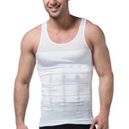 S-SHAPER Custom Men'S Body Shaping Shapewear Tank Tops Breathable Knitted Fitness Quick Dry Compression Sweat Vest