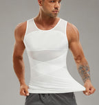 Compression Shirt for Men Slimming Undershirt Shapewear Tank Top