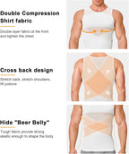 Compression Shirt for Men Slimming Undershirt Shapewear Tank Top