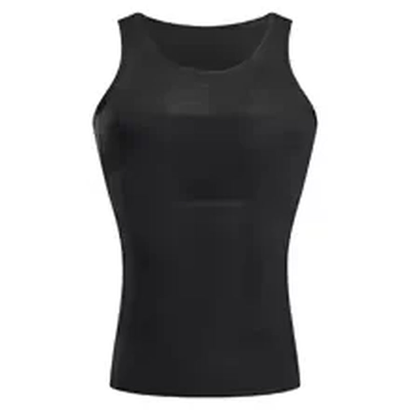 Men Compression Body Shaper Vest Seamless Slimming Tank Top Belly Control Waist Trainer Undershirt Shapewear